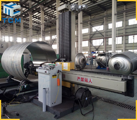 Inox Tank Polishing Machine Cylindrical Tank Shell  Inner Surface Metal Polish Grinder