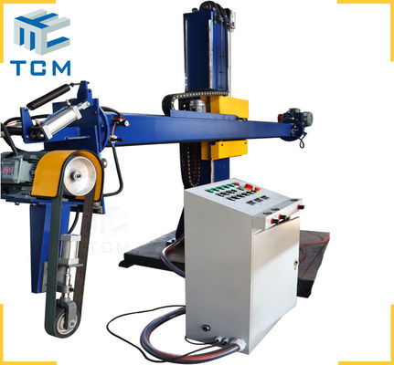 Tank Cap Surface Automatic Polisher 2 In 1 8 - 12 M2/Hour Metal Polishing Machine