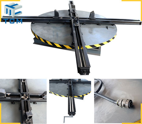 Tank Cap Surface Automatic Polisher 2 In 1 8 - 12 M2/Hour Metal Polishing Machine
