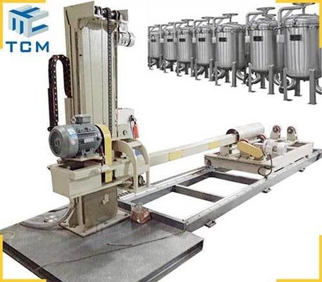 Filter Housing Surface Tank Polishing Machine 3500mm Automatic Grinding And Polishing