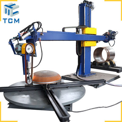 Tank Lid Automatic Dished End Polishing Machine 3080mm CNC Tank Polishing