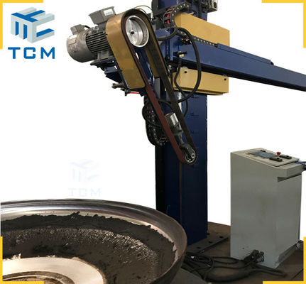 Exterior Surface Dished End Polishing Machine 12kw Automatic Stainless Steel Polishing Machine