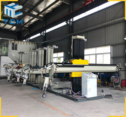 Metal Surface Tank Cover Polishing Machine CE Surface Grinding 3.5M