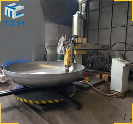 Metal Surface Tank Cover Polishing Machine CE Surface Grinding 3.5M