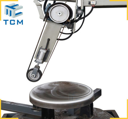 Steel Vessel Head Dished End Polishing Machine Cylinder Cap Surface Grinder Cnc Polishing