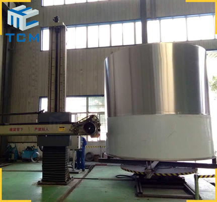 Industrial dished end polishing machine  Automatic 2500mm surface polishing machine