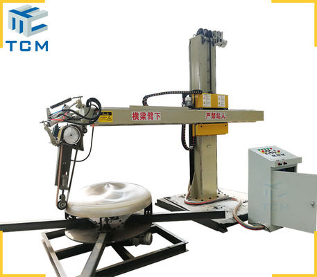 Stainless Steel Dished End Polishing Machine 400V 415V 12m2/Hour Surface Sanding