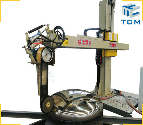Stainless Steel Dished End Polishing Machine 400V 415V 12m2/Hour Surface Sanding