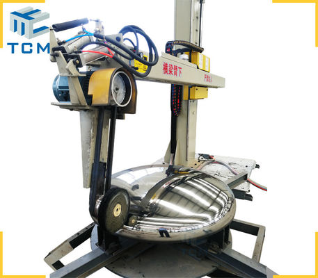 Stainless Steel Dished End Polishing Machine 400V 415V 12m2/Hour Surface Sanding