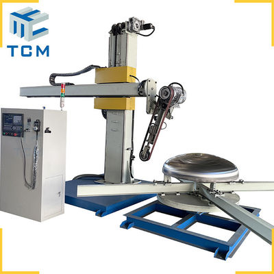 Full Automatic CNC Polishing Machine Steel Tank Cap 400V Dished End Polishing Machine