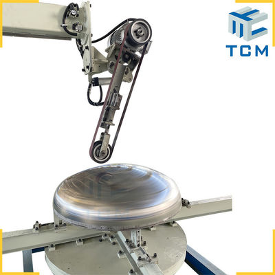 Full Automatic CNC Polishing Machine Steel Tank Cap 400V Dished End Polishing Machine