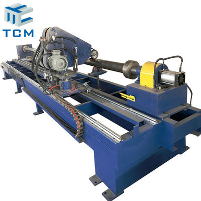 Rod Exterior 22kw Automatic Pipe Polishing Machine Hydraulic Stainless Steel Tube Polisher