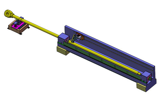 Cylinder Rods Automatic Pipe Polishing Machine 800mm  For Hydraulic Shafts
