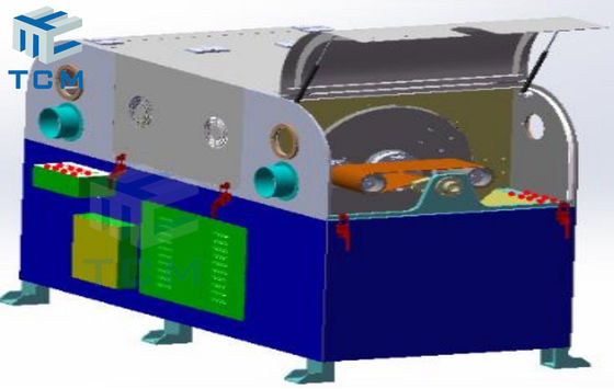 Steel Surface Automatic  Grinding Polishing Machine For Electric Wire Cable