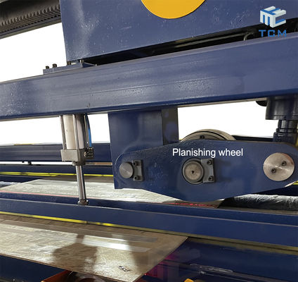 Automatic PLC Weld Planisher For Steel Sheet Tank Shell Surface Longitudinal planishing machine