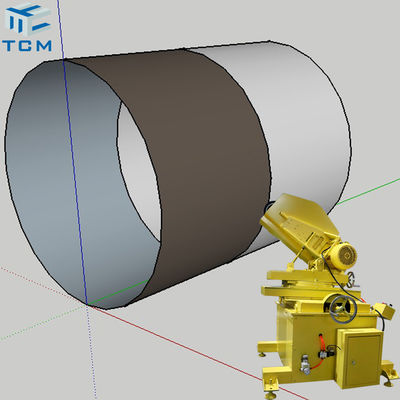 Circular Welded Seam Polishing Grinding Machine Steel Tank Shell Vessel