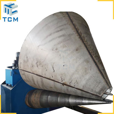 Conical Tank Caps Hydraulic Bending Machine Cone Making Machine 12mm