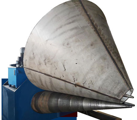 Three Shafts Hydraulic Cone Bending Machine 380V 415V Conical Bending Machine