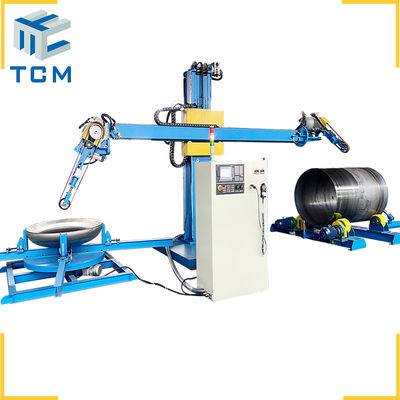 Electromagnetic CNC Tank Grinding Machine 3500kg Automatic Polishing Machine