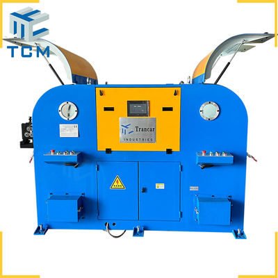 PLC Automatic Polishing Machine For Steel Wire Rod Surface Grinding Linishing