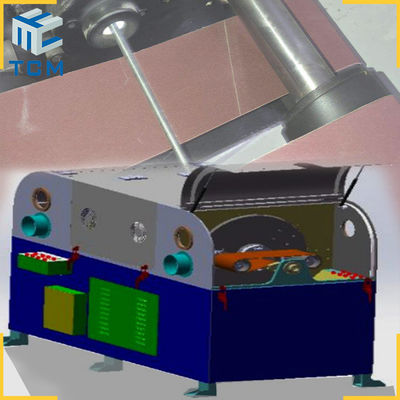 120 - 200m/H Automatic Rod Rust Removing Machine Wire Surface Grinding Linishing