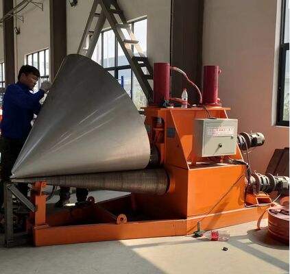 Stahlmetall-Konusplattenbiegemaschine konische Böden hydraulische Walze