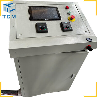 Edelstahl-Tankkappen-Gefäßkopf-PLC-Full-Automation-Poliermaschine von Trancar Industries