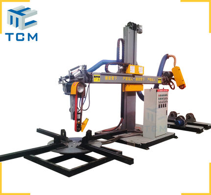 Stainless Steel shell and dish end polishing grinding machine automatic Polishing machine